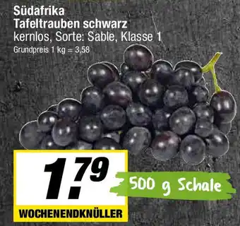 L. STROETMANN GROSSMARKT Südafrika Tafeltrauben schwarz Angebot