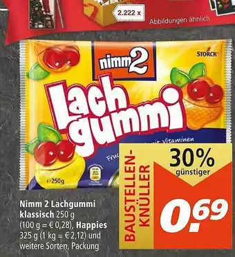 Marktkauf Nimm 2 Lachgummi Klassich, Happies Angebot