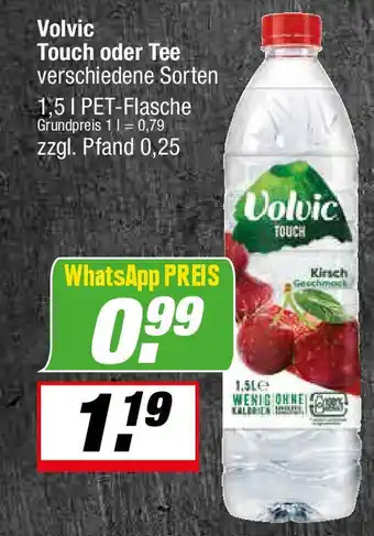 L. STROETMANN GROSSMARKT Volvic Touch oder Tee Angebot