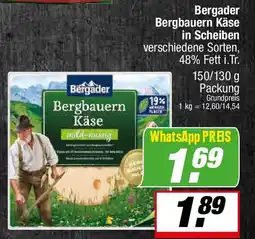 L. STROETMANN GROSSMARKT Bergader Bergbauern Käse in Scheiben Angebot