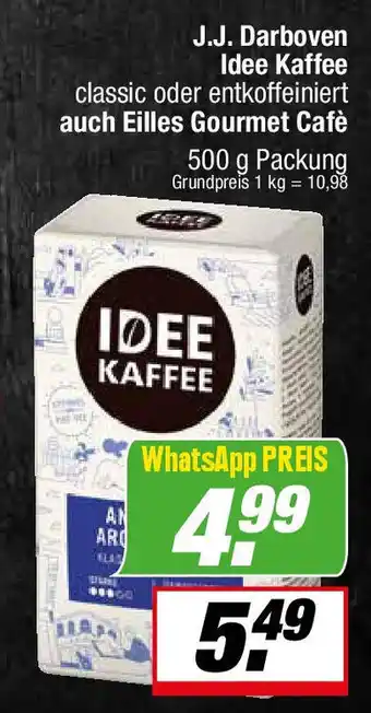 L. STROETMANN GROSSMARKT J.J. Darboven Idee Kaffee Angebot