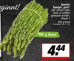 L. STROETMANN GROSSMARKT Spargel „grün❝ der,,Grüne" Angebot