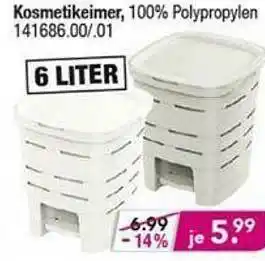 Möbel Boss Kosmetikeimer Angebot