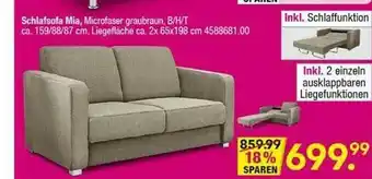 Möbel Boss Schlafsofa Mia Angebot