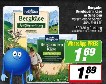 L. STROETMANN GROSSMARKT Bergader Bergbauern Käse in Scheiben Angebot