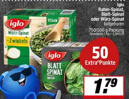 L. STROETMANN GROSSMARKT Iglo Rahm-Spinat, Blatt-Spinat oder Würz-Spinat Angebot