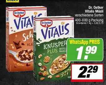 L. STROETMANN GROSSMARKT Dr. Oetker Vitalis Müsli Angebot