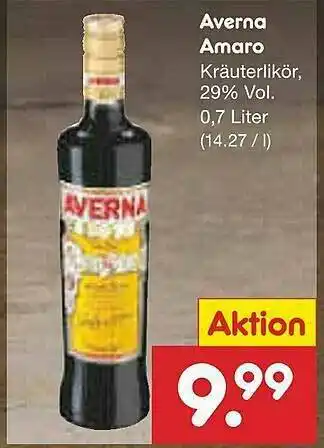 Netto Marken-Discount Averna Amaro Angebot