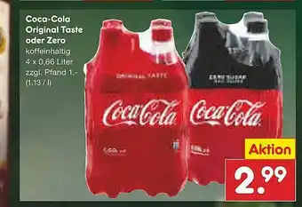 Netto Marken-Discount Coca-cola Original Taste Oder Zero Angebot