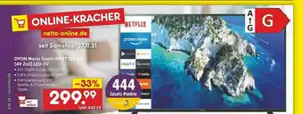 Netto Marken-Discount Dyon Movie Smart 49 Xt 123 Cl (49 Zoll) Led-tv Angebot