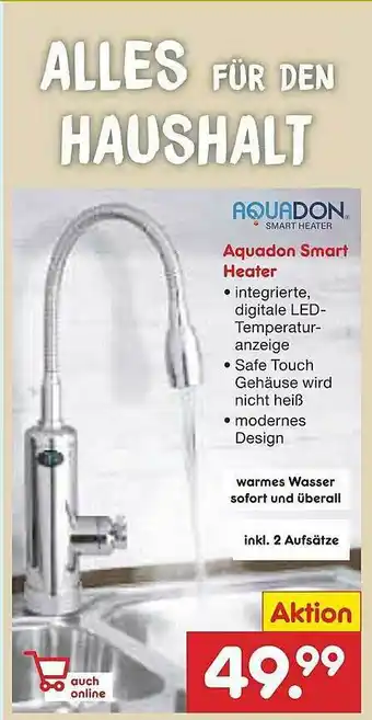 Netto Marken-Discount Aquadon Smart Heater Angebot