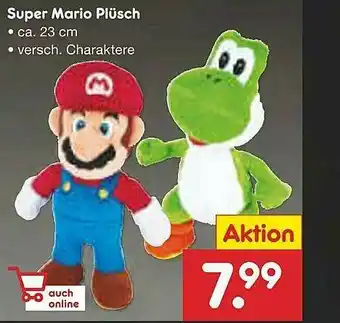 Netto Marken-Discount Super Mario Plüsch Angebot