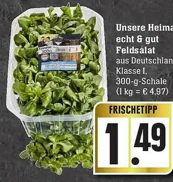 Edeka Unsere Heimat Echt & Gut Feldsalat Angebot