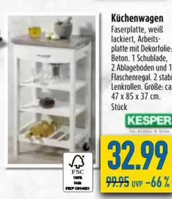 diska Küchenwagen Angebot