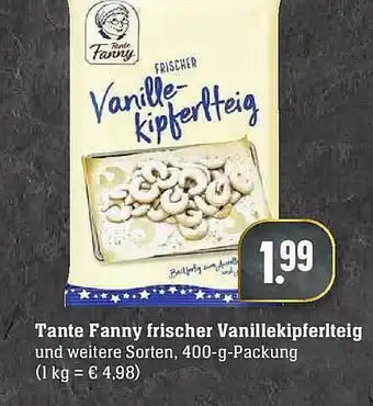 Edeka Tante Fanny Frischer Vanillekipferlteig Angebot