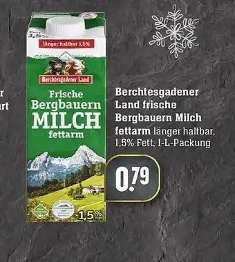 Edeka Bechtesgadener Land Frische Bergbauern Milch Fettarm Angebot