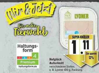 Edeka Hofglück Aufschnitt Angebot