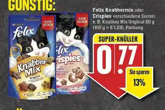 Edeka Felix Knabbermix Oder Crispies Angebot