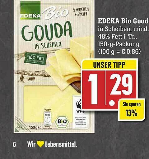 Edeka Bio Gouda Angebot bei Edeka