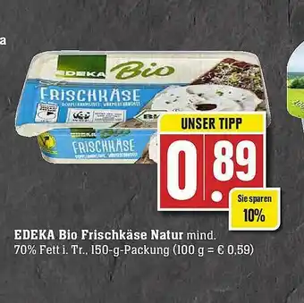 Edeka Edeka Bio Frischkäse Natur Angebot