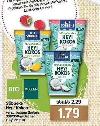 Famila Nord West Söbbeke Hey! Kokos Angebot