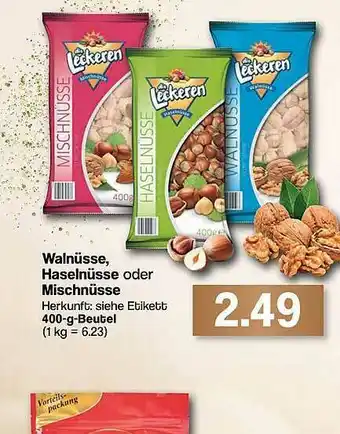 Famila Nord West Walnüsse Haselnüsse Oder Mischnüsse Angebot