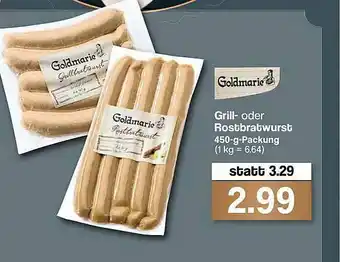 Famila Nord West Grill- Oder Rostbratwurst Goldmarie Angebot