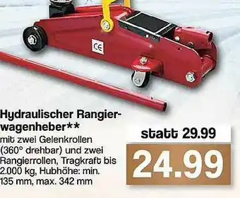 Famila Nord West Hydraulischer Rangier-wagenheber Angebot