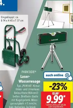 Lidl PARKSIDE Laser Wasserwaage Angebot