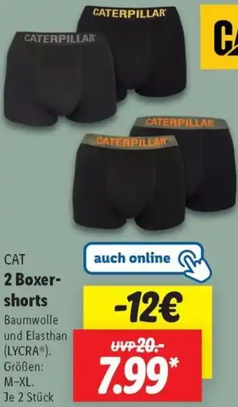 Lidl CAT 2 Boxershorts Angebot