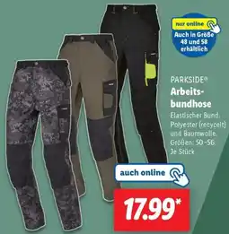 Lidl PARKSIDE Arbeitsbundhose Angebot