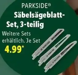 Lidl PARKSIDE Säbelsägeblatt Set, 3-teilig Angebot