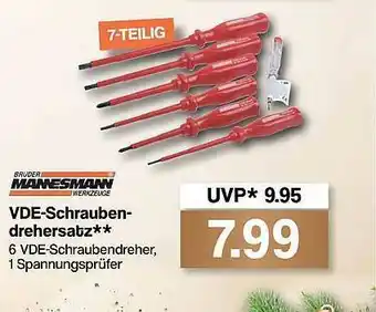 Famila Nord West Bruder Mannesmann Vde-schrauben-drehersatz Angebot