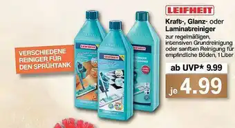 Famila Nord West Leifheit Kraft- Glanz- Oder Laminatreiniger Angebot