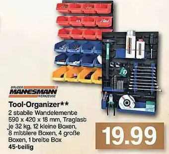 Famila Nord West Tool-organizer Bruder Mannesmann Angebot