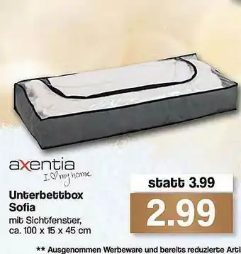 Famila Nord West Axentia Unterbettbox Sofia Angebot