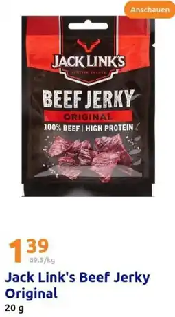 Action Jack Link's Beef Jerky Original Angebot