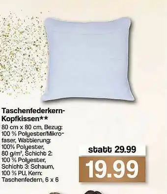 Famila Nord West Taschenfederkern-kopfkissen Angebot