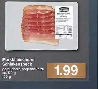 Famila Nord West Marktfleischerei Shicnkenspeck Angebot