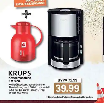 Famila Nord West Krups Kaffeemaschine Km 3210 Angebot