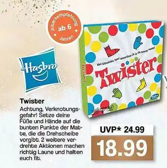 Famila Nord West Twister Hasbro Angebot