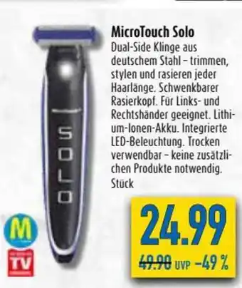 diska MicroTouch Solo Angebot