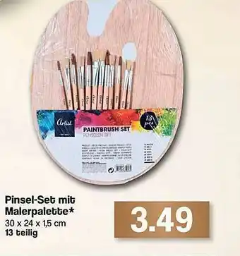 Famila Nord West Pinsel-set Mit Malerpalette Angebot