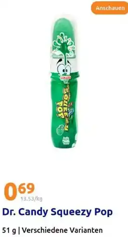 Action Dr. Candy Squeezy Pop Angebot