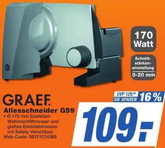 K+B Expert GRAEF Allesschneider G59 Angebot