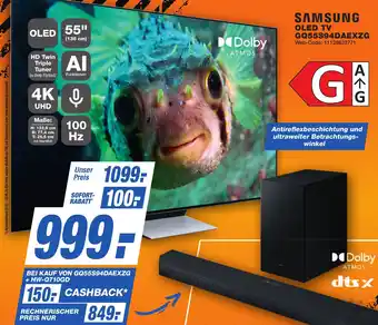 K+B Expert SAMSUNG OLED TV GQ55S94DAEXZG Angebot