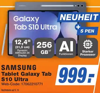 K+B Expert SAMSUNG Tablet Galaxy Tab S10 Ultra Angebot