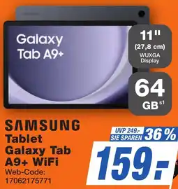 K+B Expert SAMSUNG Tablet Galaxy Tab A9+ WiFi Angebot