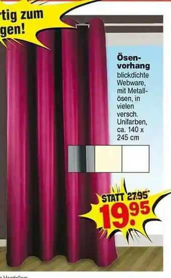 Repo Markt ösen-vorhang Angebot