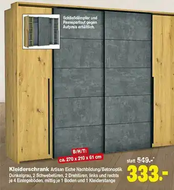 Repo Markt Kleiderschrank Angebot